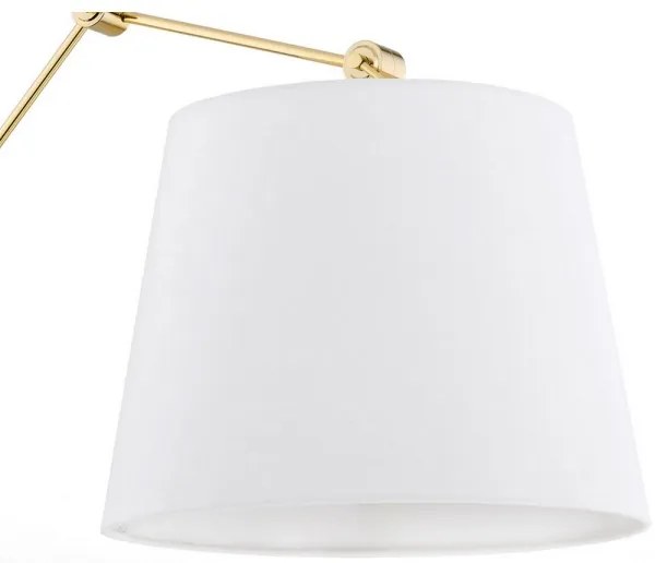 Lampă de perete ZAKYNTOS PLUS 1xE27/15W/230V albă/aurie Argon 4897