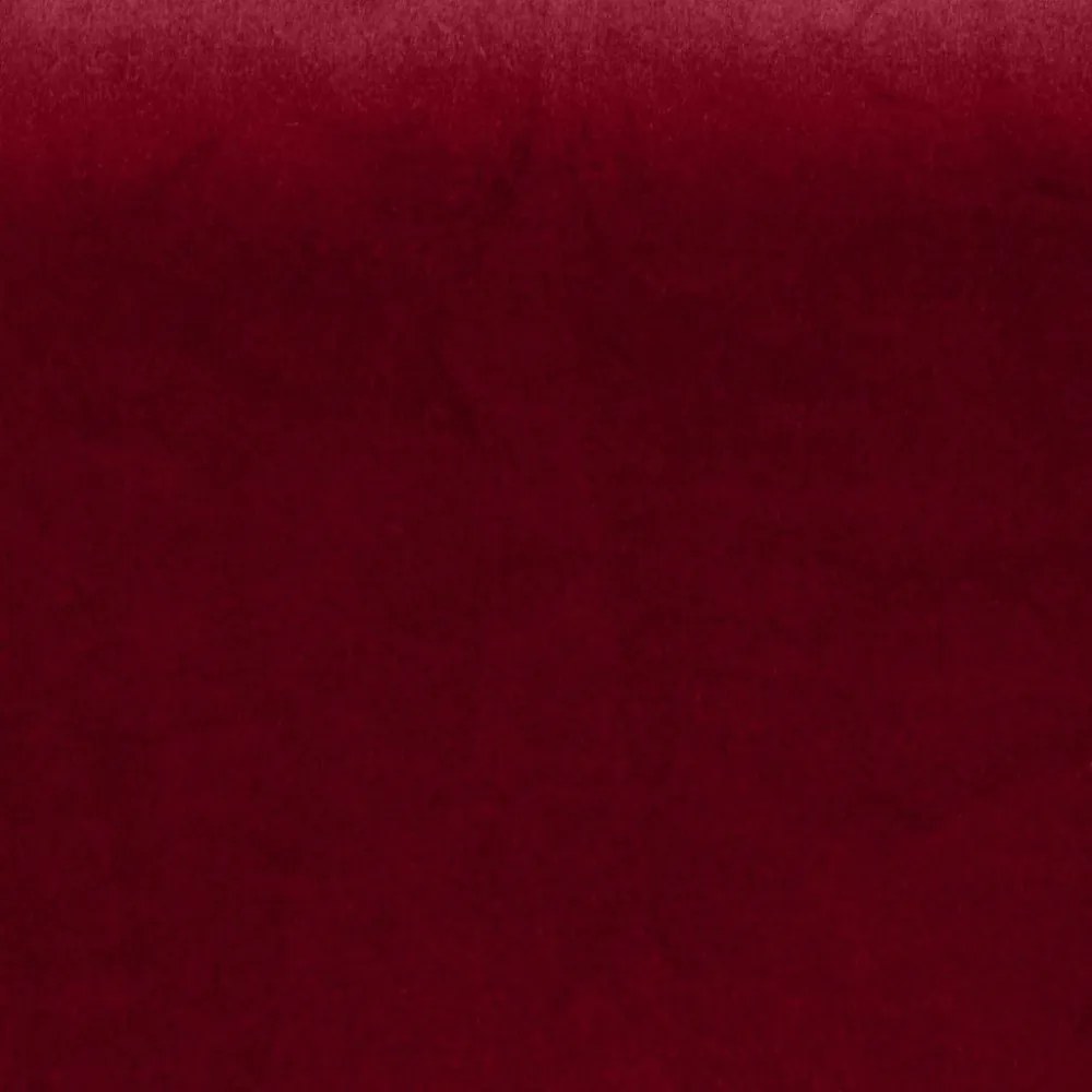 Draperii monocromatice din catifea de culoare burgundy 140 x 270 cm