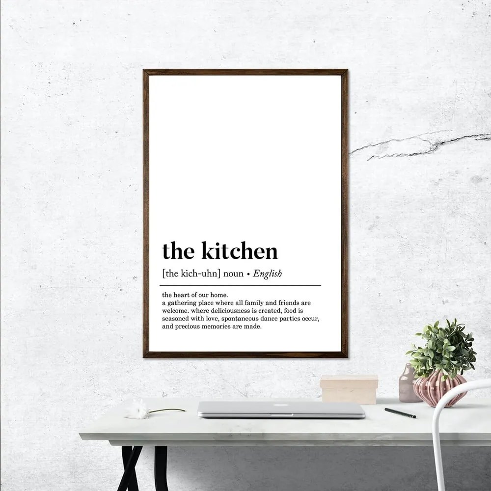 Poster cu ramă 50x70 cm Kitchen – Wallity