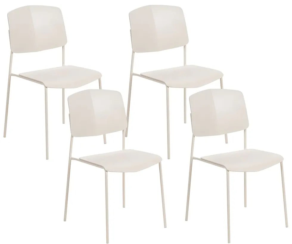 Set 4 buc scaun tip bar Augustino (bej). 1077727