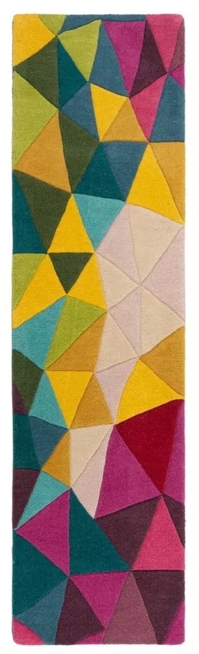 Covor tip traversă din lână Flair Rugs Falmouth, 60 x 230 cm