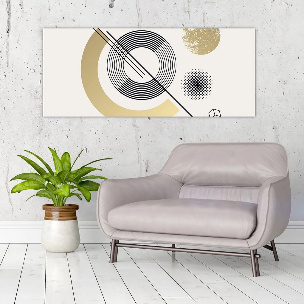 Tablou - Forme geometrice N⁰2 (120x50 cm)