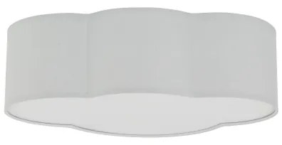 Brilagi - Plafonieră pentru copii NIMBUS MINI 2xE27/15W/230V 31x43 cm gri