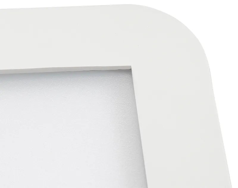 Plafoniera albă 17 cm cu LED cu 3 trepte de dimming IP44 - Steve