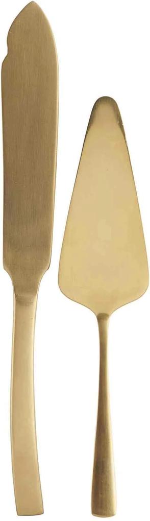 Set cutit si spatula pentru desert Golden - 27 cm