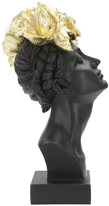 Mauro Ferretti Statuie Femeie Cu Fluturi Pe Cap cm 21X20X36,5 | Aosom Romania