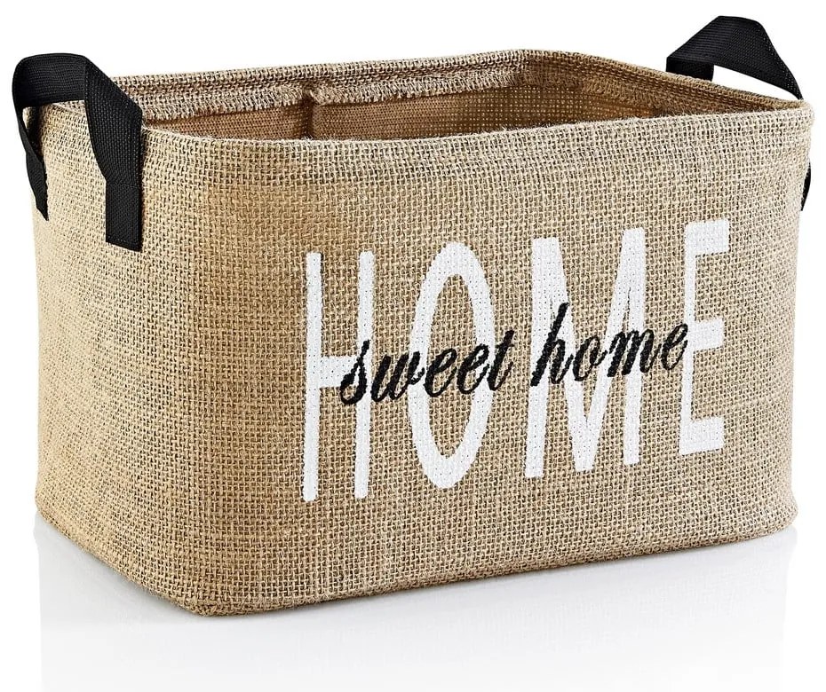 Coș de depozitare de depozitare din iută 30x22x30 cm – Mioli Decor