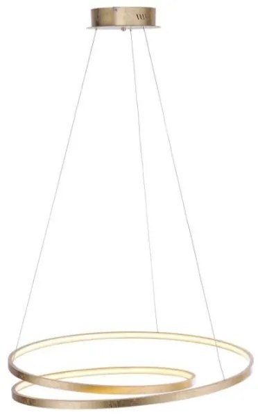 Lustră LED dimabilă pe cablu ROMAN LED/40W/230V aurie Paul Neuhaus 2474-12