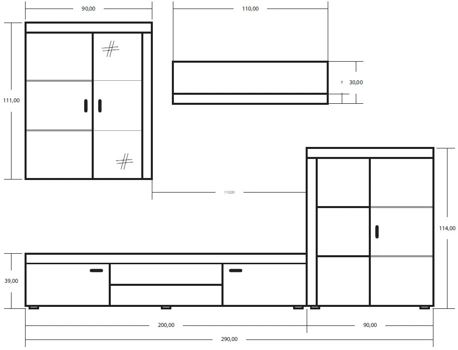 Mobilier living Manie 3. 746048