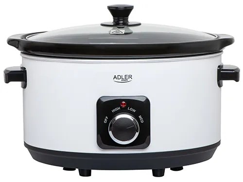 Slow Cooker Adler AD 6413W, 5,8 L