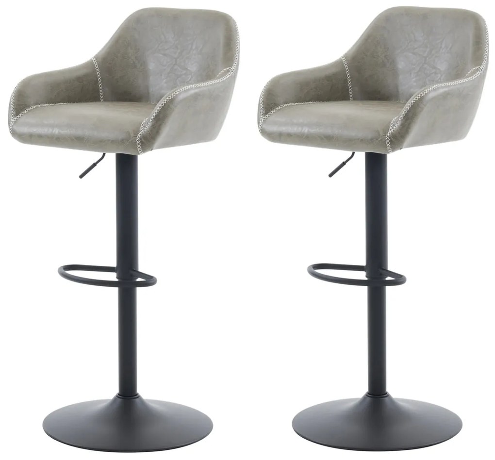 Set de scaune de bar B-716 GREY3, 2 buc