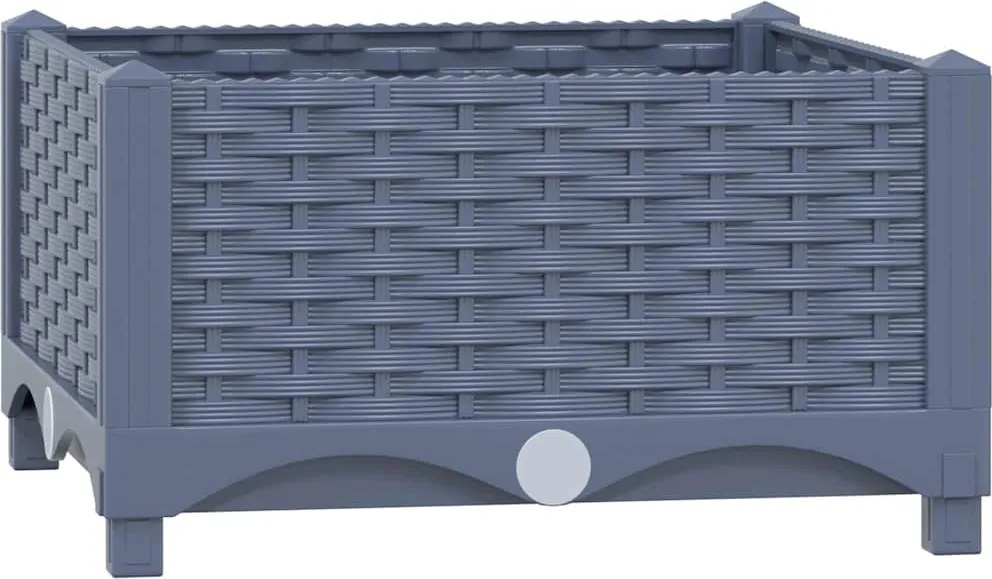 vidaXL Strat înălțat, 40 x 40 x 23 cm, polipropilenă