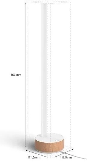 Philips Hue SIGNE LED lampă de birou RGBW, dimabilă, 11,8W, 230V, 2000-6500K