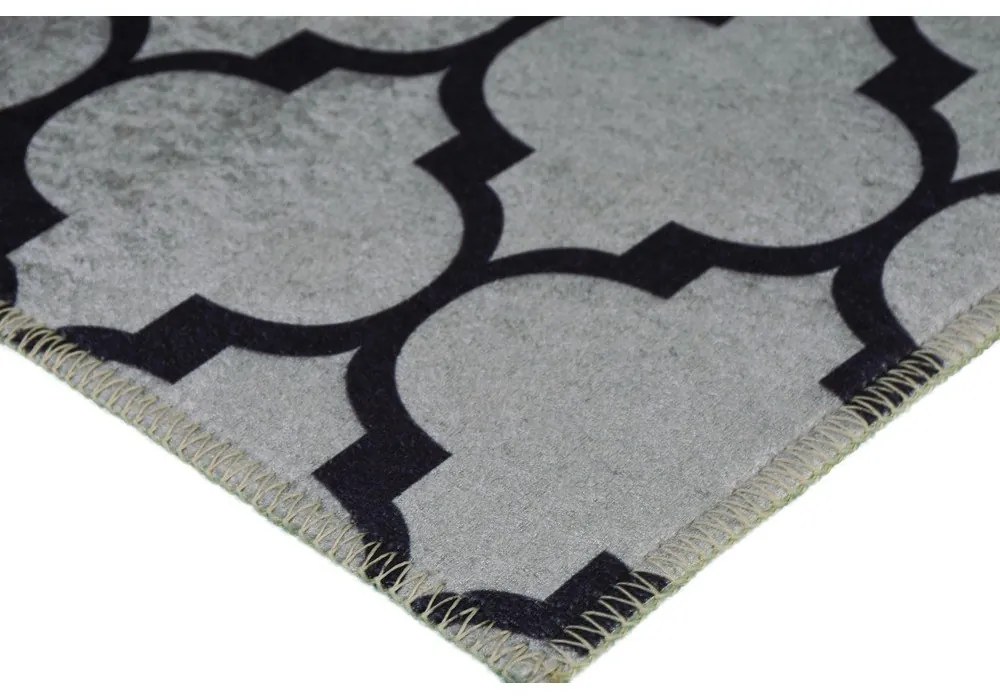 Covor gri lavabil 80x50 cm - Vitaus