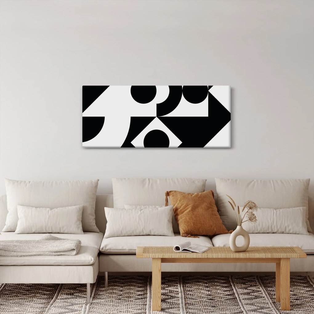 Tablou - Abstracție geometrică N⁰1 (120x50 cm)