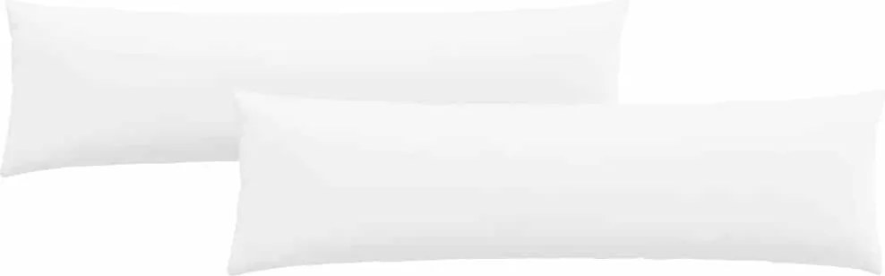 vidaXL Perne pentru canapea 2 pcs Alb 145 x 40 cm țesătură