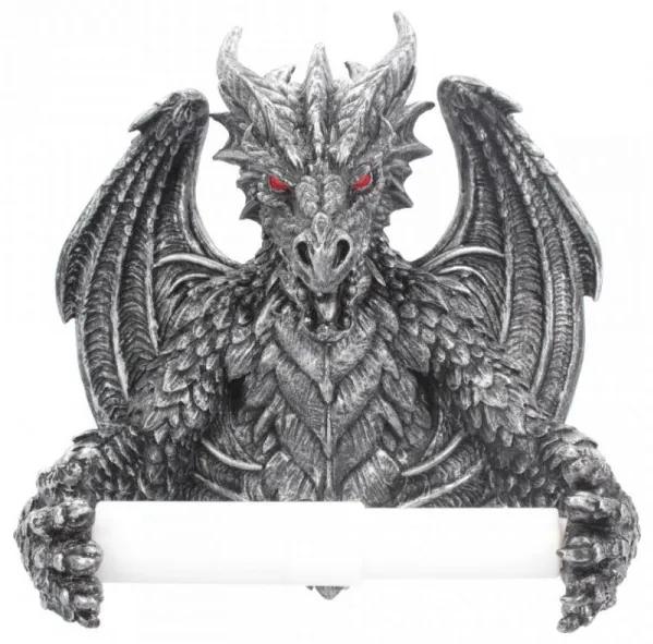 Suport hartie igienica dragon Obsidian 26 cm