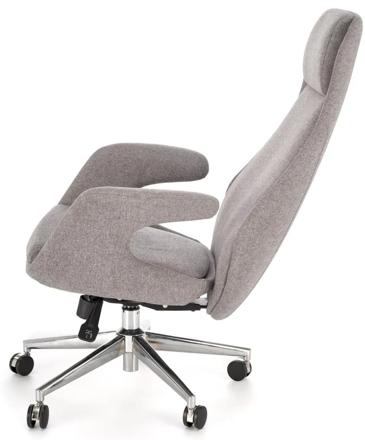 Scaun de birou Kevin stofa gri cenusiu H125 cm