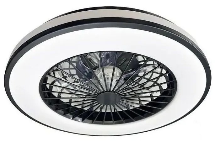 Plafonieră LED cu ventilator OPAL LED/48W/230V + telecomandă