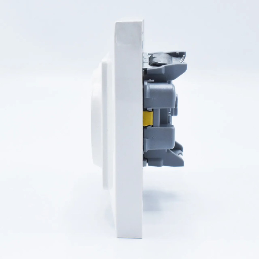 Priza dubla cu impamantare si protectie copii, 16A, IP20, Alb, Panasonic Arkedia Slim