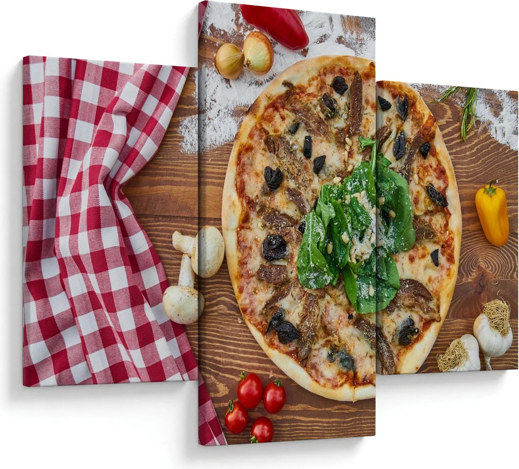 Tablou cu pizza (90x60 cm)