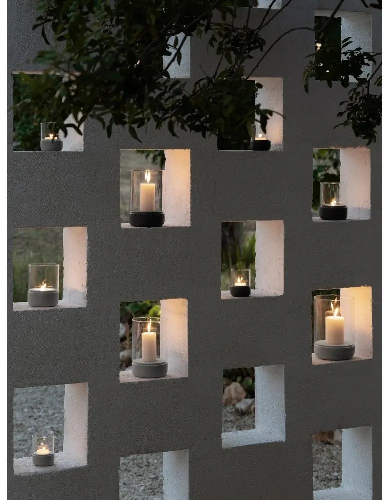 Sfeșnic pentru lumânări pastilă din sticlă Calma – Blomus