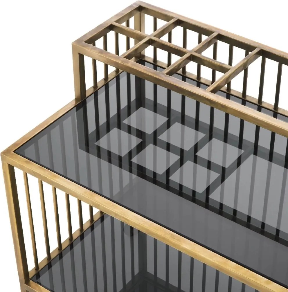 Gheridon, Masuta cu roti design LUX Rutherford