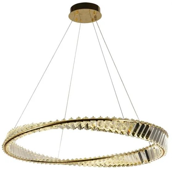 Lustră LED de cristal dimabilă pe cablu LED/50W/230V + telecomandă