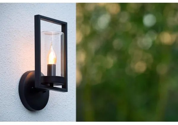 Lucide 29827/01/30 - Aplică perete exterior  NISPEN 1xE14/40W/230V IP44