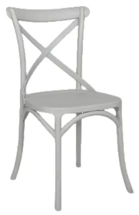 Set 4 scaune BALLINT-POLIPROPILENA- HORECA - ALB