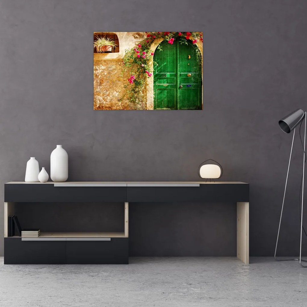 Tablou - Ușă veche (70x50 cm)