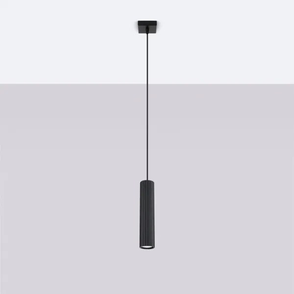 Lustră pe cablu Brilagi CRESTO 1xGU10/10W/230V negru