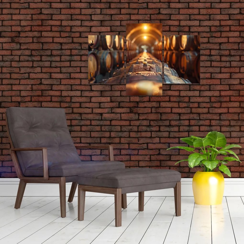 Tablou - Pivniță de vinuri (90x60 cm)