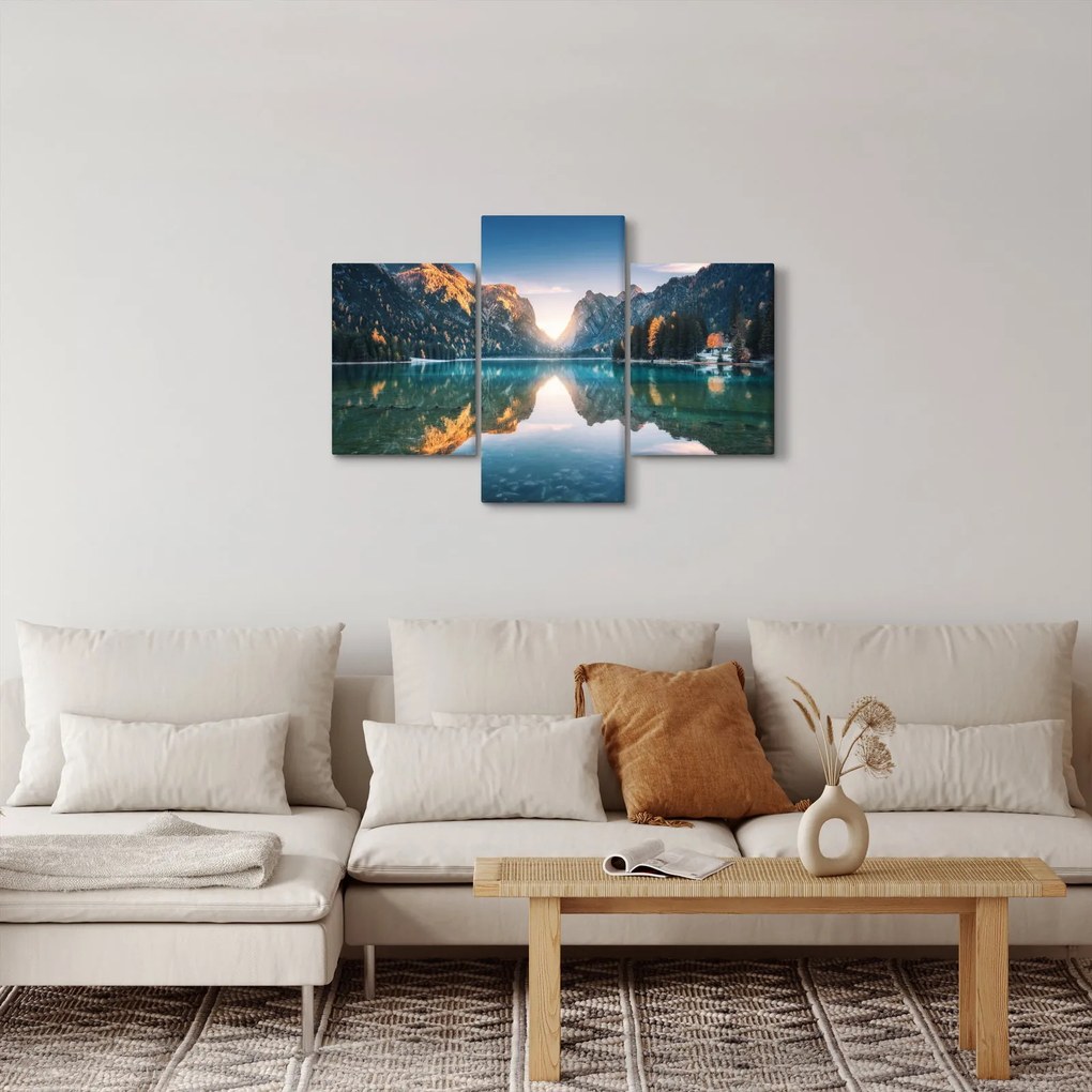 Tablou - Lacul montan (90x60 cm)