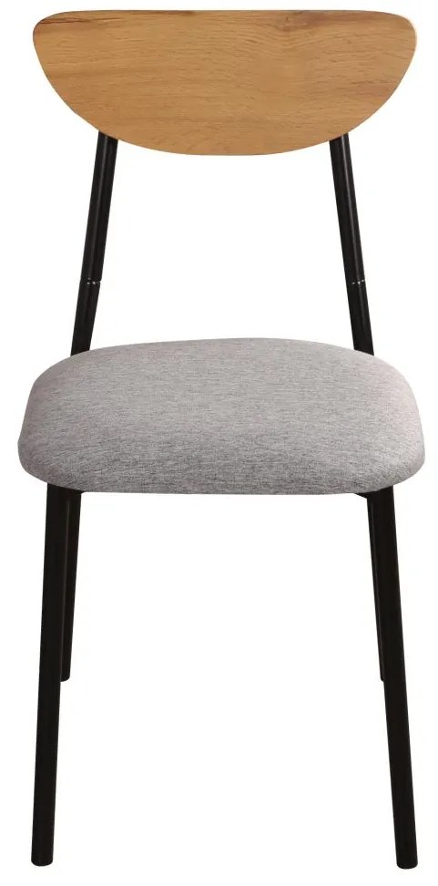 Set mobilier sufragerie Mimetizarse (stejar deschis + gri) (pentru 4 persoane). 1116413
