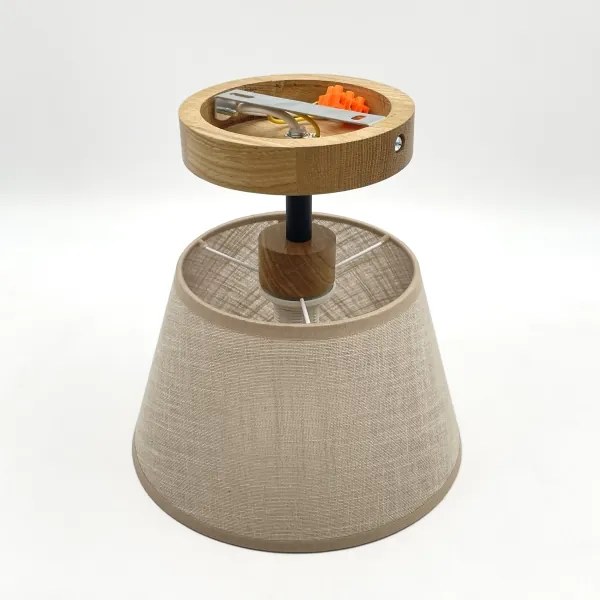 Lustr ANTONIO 1xE14/60W/230V, montaj plafon, bej