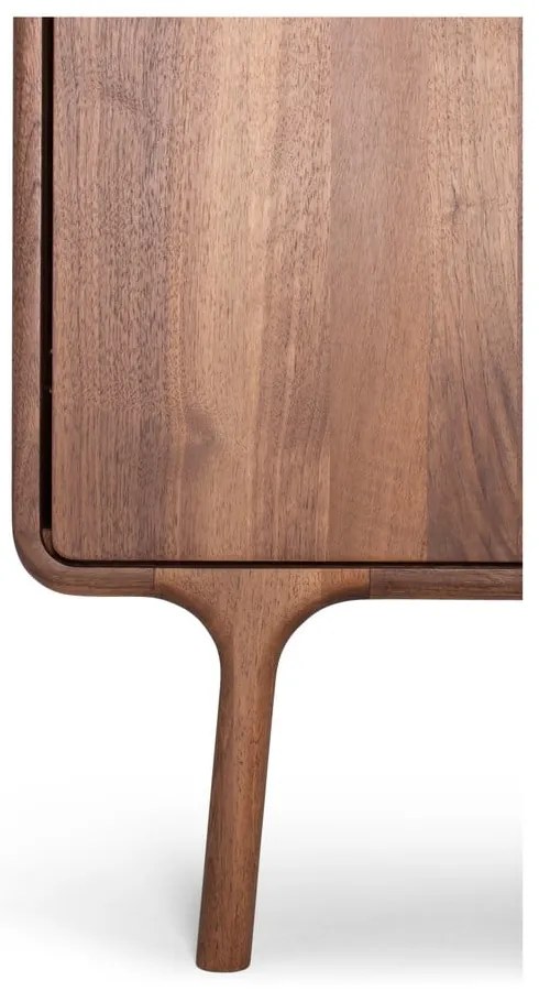 Comodă maro din lemn de nuc 90x110x45 cm Fawn – Gazzda