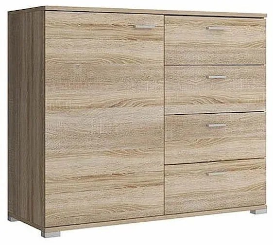 Supermobel Comodă KIKI 100, 100/85/40, culoarea albă