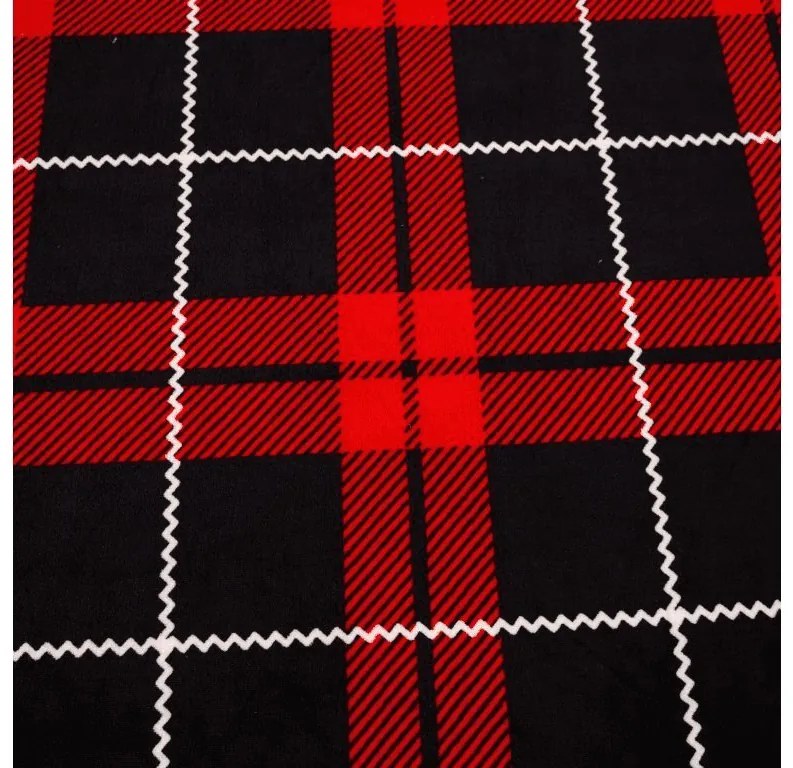 Cearsaf Cocolino microplus cu elastic ALBURY 200x200 cm rosu