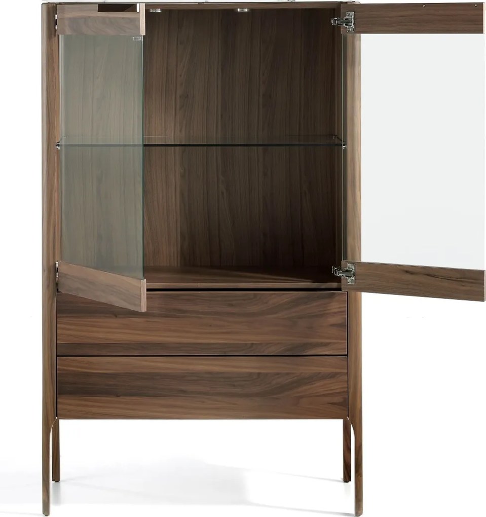 Vitrina cu doua sertare, design elegant Glayds AC-CP1806-F