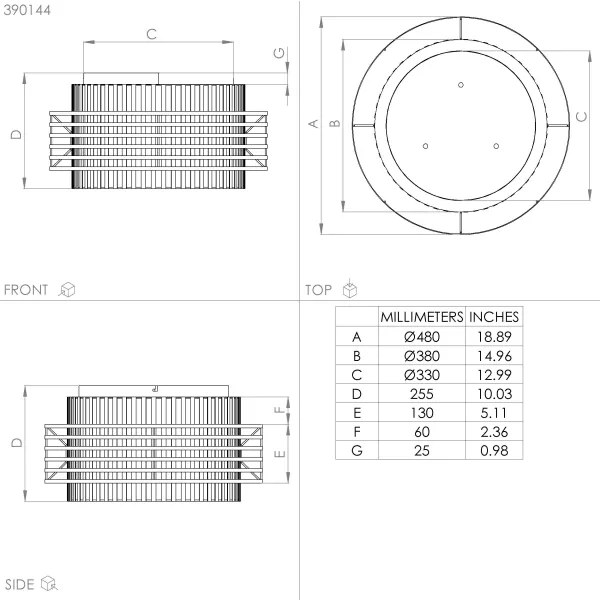 Plafonieră Eglo 390144 OLTAMAR 3xE27/40W/230V crem
