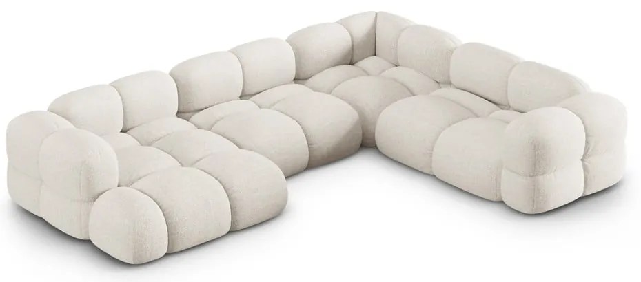 Colțar bej (cu colț pe partea dreaptă/în formă de "U") Loretto – Cosmopolitan Design