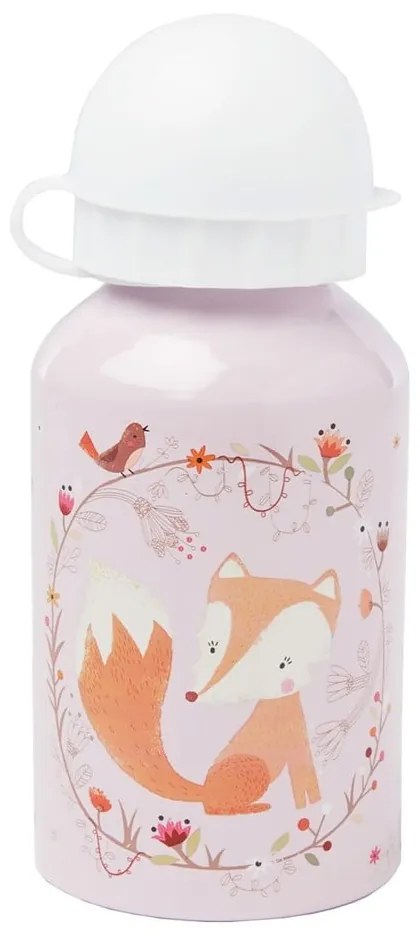 Sticlă pentru apă Sass & Belle Woodland, 300 ml, roz