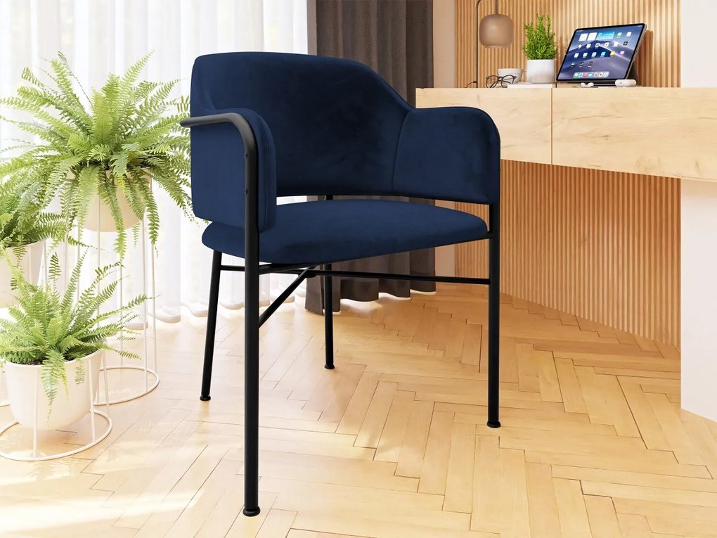 Scaun sufragerie Uzparona (albastru + Negru) . 1103528
