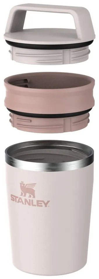 Cană termos roz-deschis din oțel inoxidabil 230 ml Café-To-Go Travel Mug Rose Quartz – Stanley