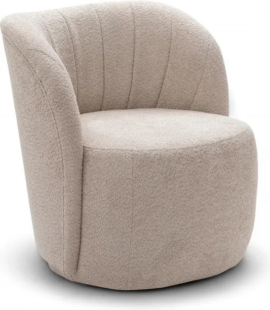 Fotoliu relaxare Soya - boucle bej Catch Me 02