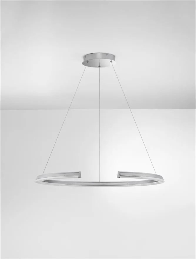 Lustra LED suspendata design circular ELMO D-83cm