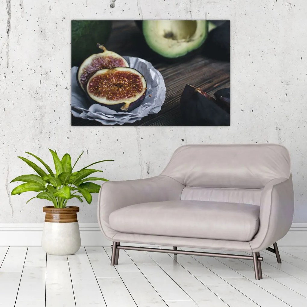 Tablou cu fistic și avocado (90x60 cm)