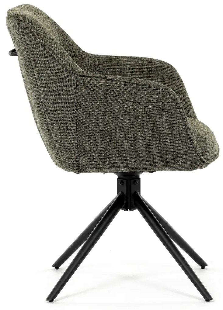 Set de scaune de sufragerie cu mecanism deîntoarcere HC-536 GRN2, 2 buc.