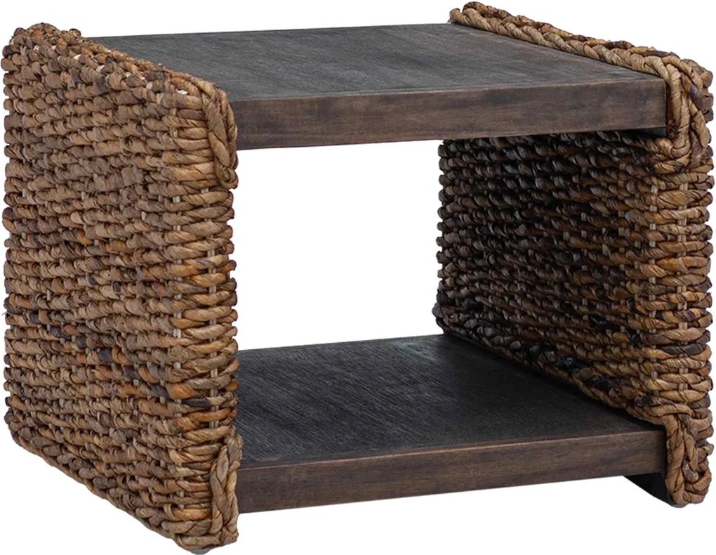 vidaXL Masă de cafea natural 45 x 45 x 45 cm Lemn masiv de mahon